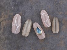 サンミーゴネイル 神戸店(Sunmego Nail)/シンプル大理石ネイル