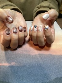 ワンカラー＋アート5本