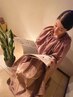 【温活・妊活・】滝汗デトックス♪よもぎ蒸し30分+アロマボディ60分¥10000