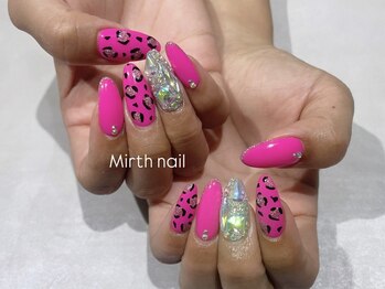 蛍光ギャルネイル