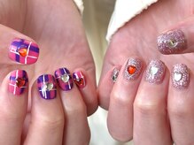 マハロ(MAHALO)/ゆるチェック×オリジナルラメ