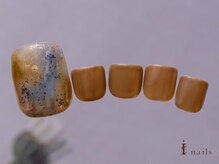 アイネイルズ 吉祥寺店(I nails)/鉱物ラメフットネイル