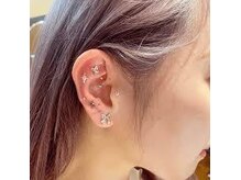 耳ツボジュエリー　つぼを刺激し健康維持　見た目にもかわいい