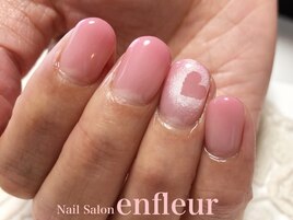 カラーグラデ＆ハートくり抜き☆