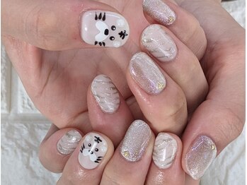 ネイルパキラ(nail pachira)/干支ネイル☆トラ虎