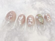 ネイルサロン ウィル 恵比寿(will)/ニュアンス塗りかけアート