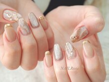 ネイルローズ(NAIL Rose)/ニュアンスベージュフラッシュ