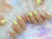 ネイルアート ジマー/90minart/パラジェル/韓国リボン