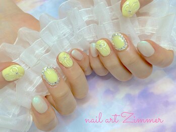 ネイルアート ジマー/90minart/パラジェル/韓国リボン