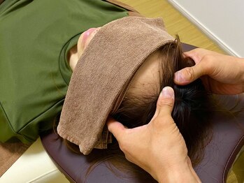 ぐるぐる 堺の写真/頭痛,眼精疲労,脳疲労に◎凝り固まった頭をスッキリ解消☆【ボディ50分+ドライヘッドスパ20分￥6500】