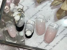 グリッター(GLITTER)/ローズネイル