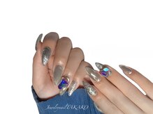 ジュエリーネイル タカコ(Jewelry nail TAKAKO)/キラキラシルバー
