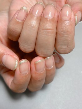 ナイングラム(ninegram)/ワンカラー　ラメライン