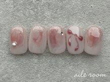 エールルーム 中目黒(aileroom)/滲みチーク×ぷっくりリボン