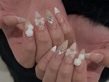 クリーム(cream)/ガーリー/韓国/リボン/フレンチ