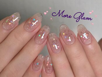 モアグラム 池袋東口店(More Glam)/バレンタイハートホログラム埋め