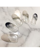 アラ ウィー ナッティー ネイル 北千住店(Aala wi Natty nail)/フレンチ《雪の結晶》