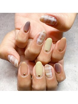 アウグーリ(AUGURI)/スモーキーカラー × チェック