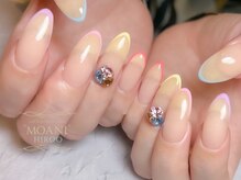 モアニ ヒロオ 渋谷店(MOANI Hiroo)/スカルプロングで春色フレンチ☆