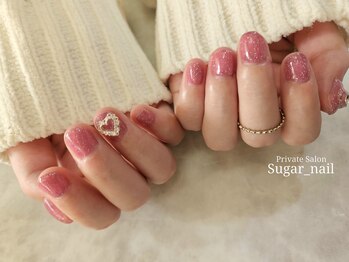 シュガーネイル(sugar nail)/愛されガーリーネイル