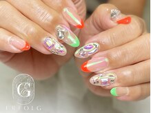 エアフォルク 銀座(ERFOLG)/ストーン×ネオンミラーフレンチ