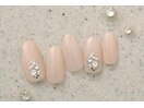4600円　ビジュー　ネイル
