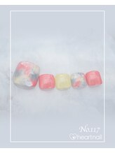 はあとねいる 銀座新富町店/フットネイルＮo.１１７