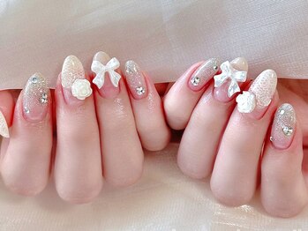 Lavender nail 【長さ出し/フィルイン/ワンホン/韓国ネイル】/