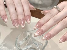 センスネイル 池袋店(Sense Nail)/チークｘマグネットフレンチ