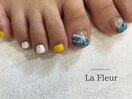 foot親指art+art ◆ La Fleur