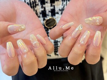 アリューミー 南青山店(Allu.Me)/オーロラネイル(staff:saki)