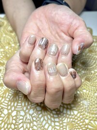 ベージュべっ甲ニュアンス