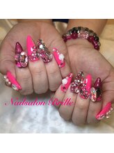 エスフィーネイルサロン ブリーユ(Esfy nailsalon Brille)/ピンクネオンゴテゴテネイル