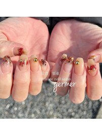 インクを使ってニュアンス♪
