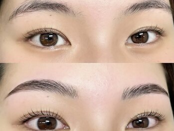アミティエ(Amitie)の写真/人気のアイブロウは骨格に合わせてお客様に合わせた黄金比率で♪経験豊富なアイリストが美眉を提案★