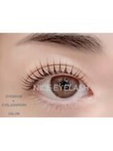 ナイスアイラッシュ 豊中店(NICE EYELASH)/パリジェンヌ×束感ミディアム