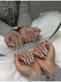 難波ネイル/長さだし/持ち込み