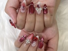 ティアラネイル(TIARA NAIL)/ジェルアートつけ放題¥9000