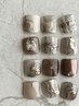 8月目玉クーポン!!人気NO.1menuフット親指アート ¥8000→¥6780