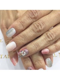 縦グラデネイル