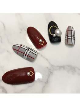 アラ ウィー ナッティー ネイル 北千住店(Aala wi Natty nail)/チェックネイル
