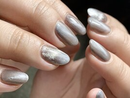【オーダー】キャッツアイネイル