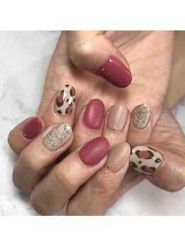 ネイルサイン ラフラフ(NAIL SIGN ROUGH LOUGH)/ワンポイントレオパ