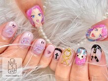 ネイルズガッシュトウキョウ 横浜西口店(NAILsGUSH TOKYO)/痛ネイル×お名前ネイル♪