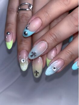 ホランイネイル(HORANGI NAIL)/デザイン定額B カラー変更