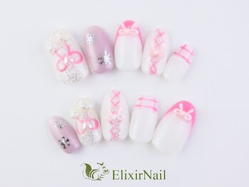 エリクサーネイル 西武新宿(Elixir Nail)の写真/【定額シンプル系★選べる最新350種¥7980】会社が厳しいOLさんでも楽しめるデザインを豊富にご用意♪