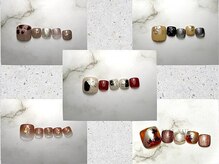 ボタネイル 近鉄布施駅前店(BOTA NAIL)/Botaセレクトデザインフット10月