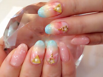 ネイルケアサロンエルミタージュ/今流行りのキャンドルネイル♪