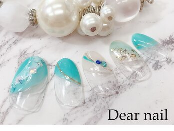 ディア ネイル(Dear nail)/着物×緑