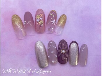 リオッサ オブ ラグーン(RIOSSA of Lagoon)/くすみカラーｘボコボコふらわー